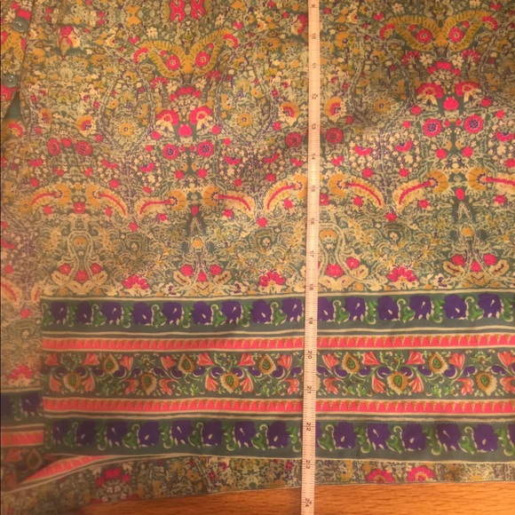 ANTHRO Maeve Anthropologie 100% silk Tunic Dress size 8 Medium - Picture 7 of 11